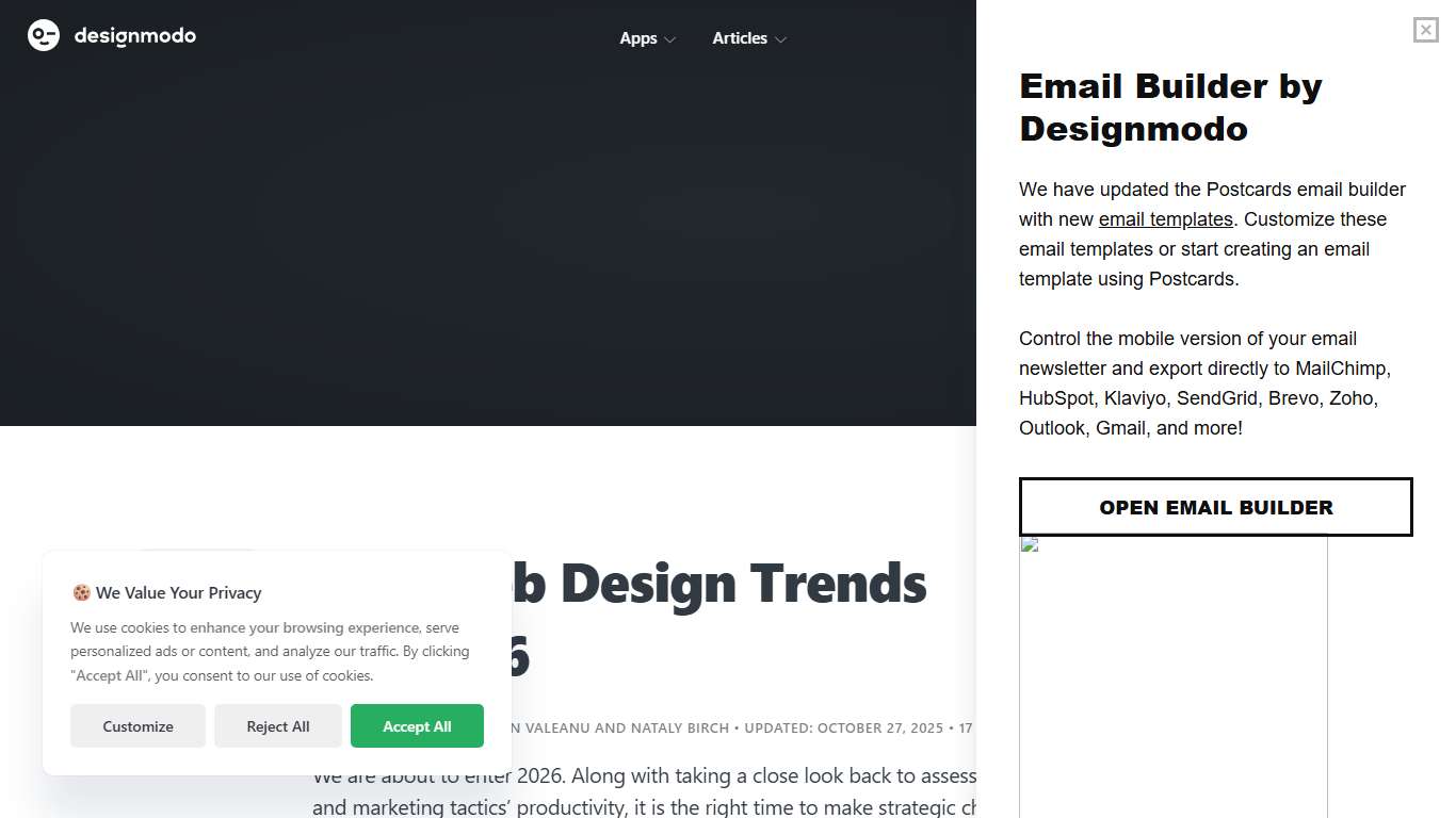 Top Web Design Trends for 2026
